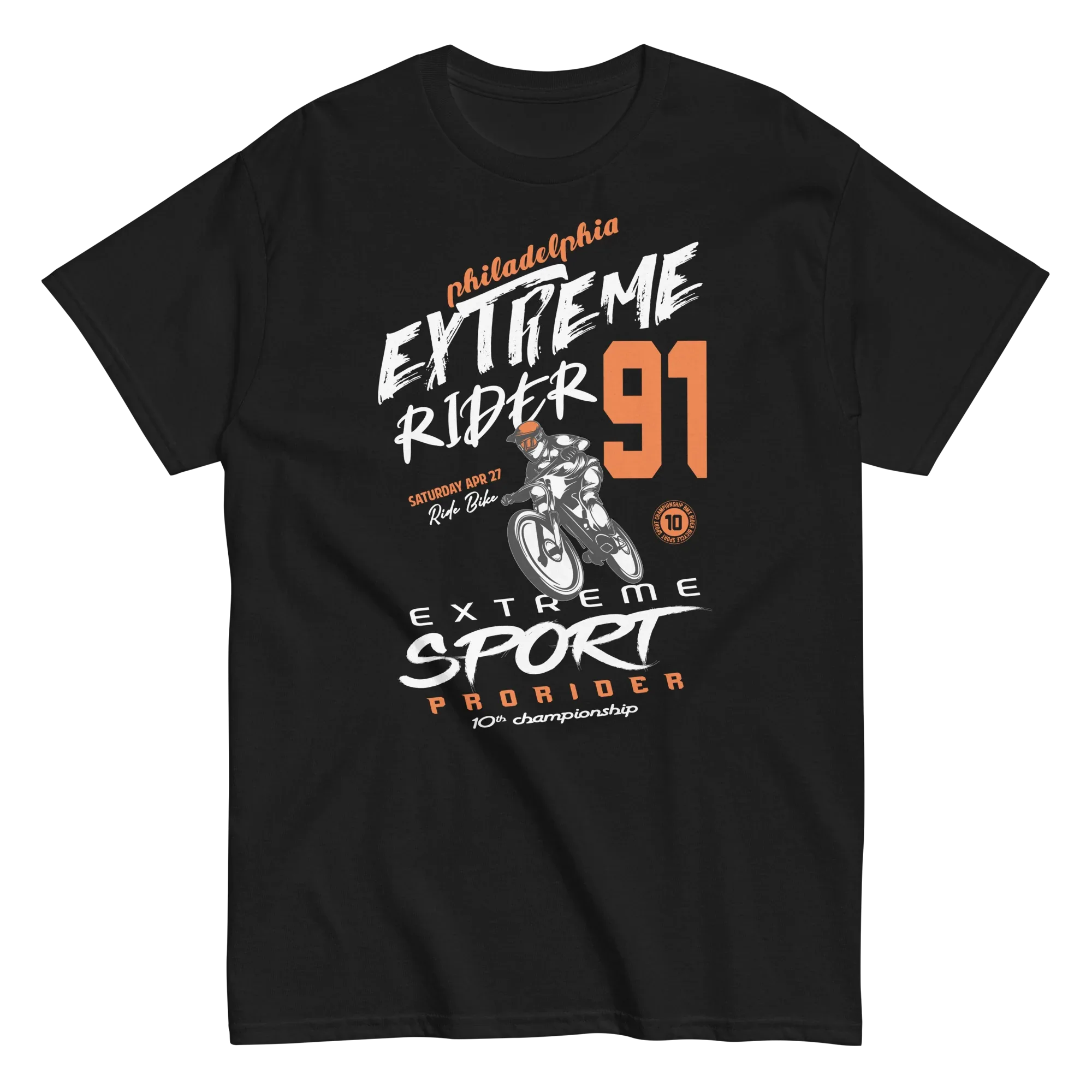 EXTREME RIDER unisex t-shirt - - Bicycle t-shirts - Printoo Shop