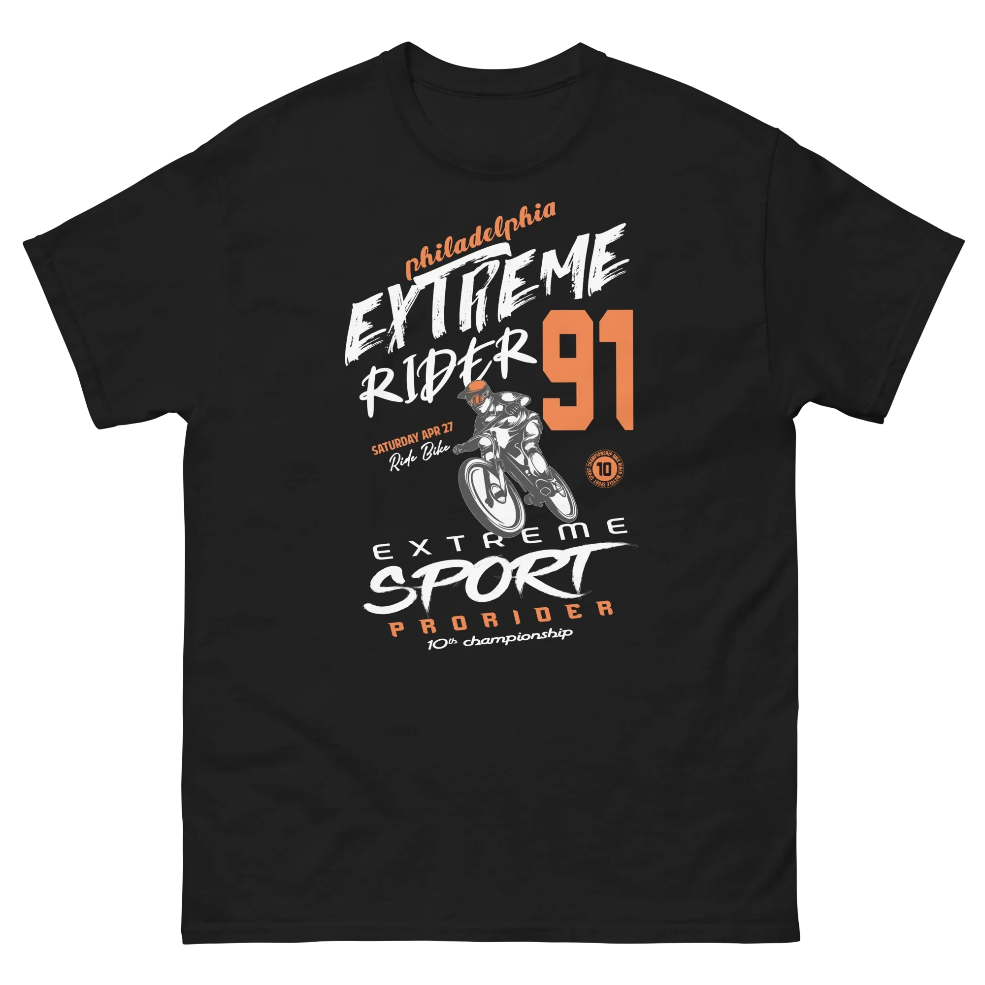 EXTREME RIDER unisex t-shirt - - Bicycle t-shirts - Printoo Shop