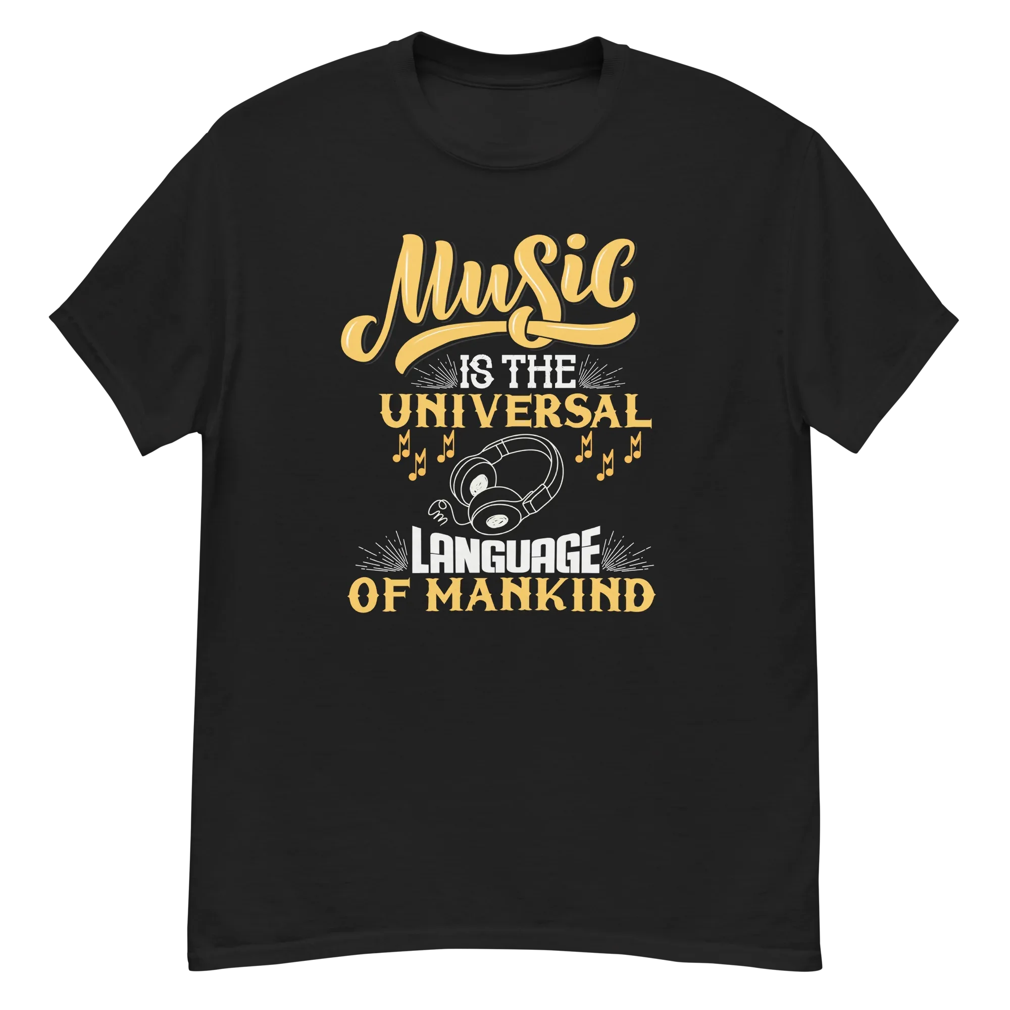 MUSIC IS THE UNIVERSE unisex t-shirt - - Music t-shirts - Printoo Shop