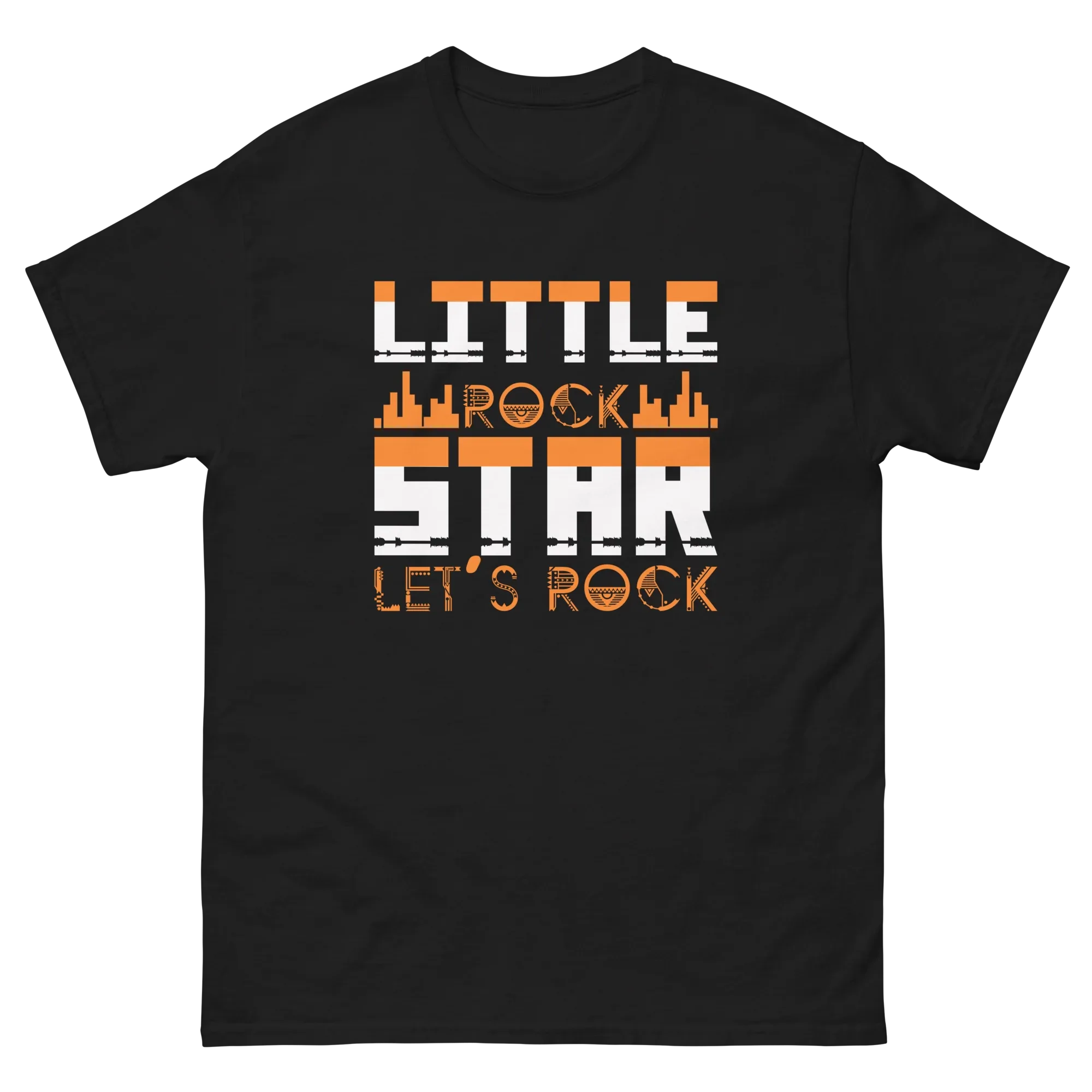 LITTLE ROCK STAR LET'S ROCK unisex classic tee - - Music t-shirts - Printoo Shop
