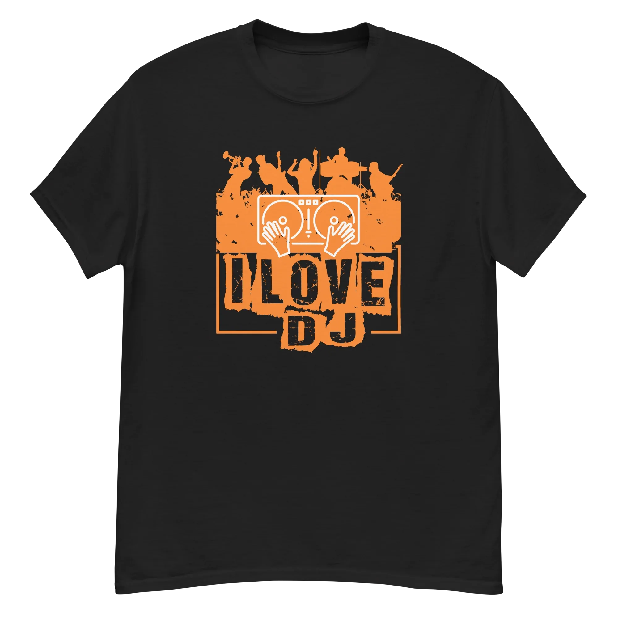 I LOVE DJ unisex t-shirt - - Music t-shirts - Printoo Shop