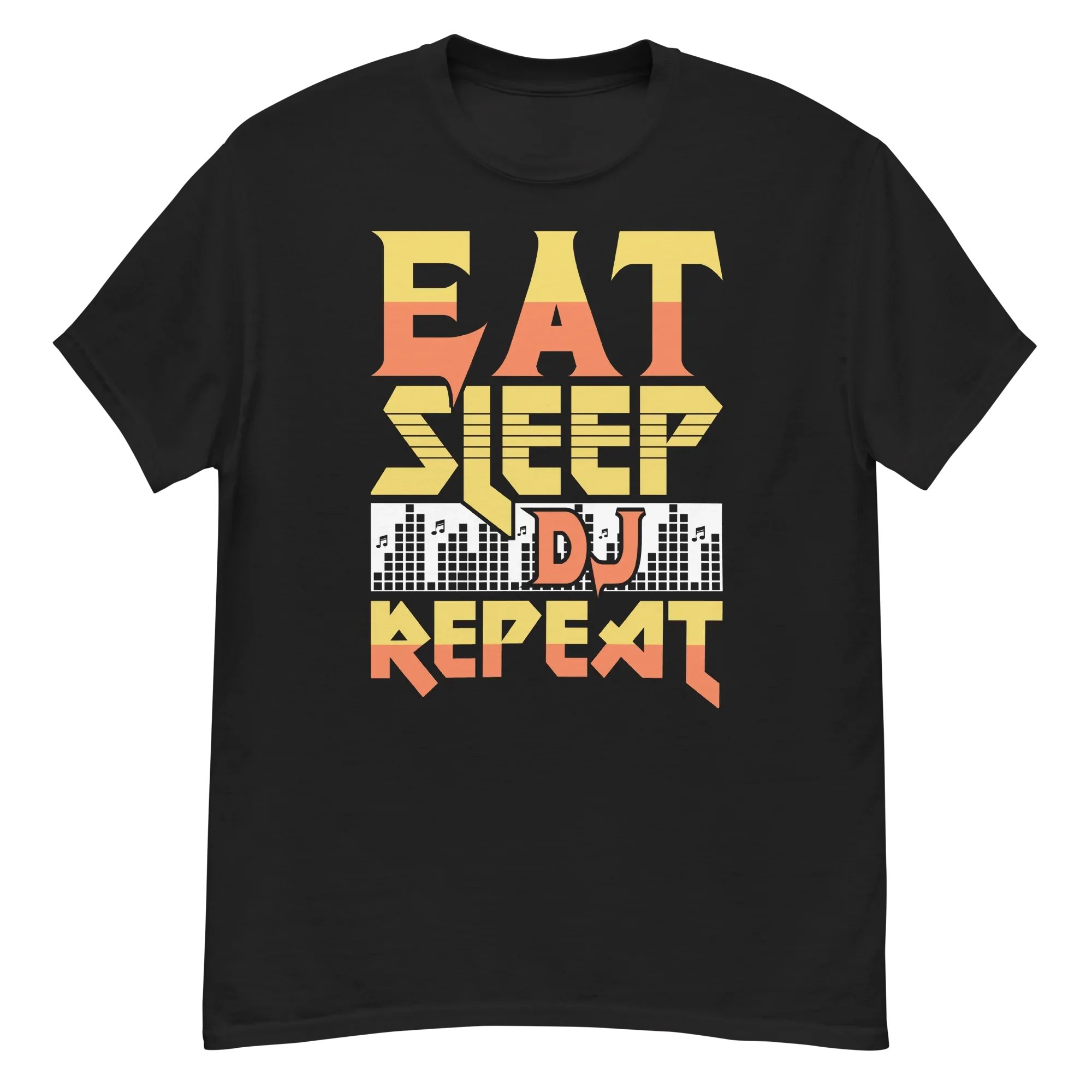 EAT SLEEP DJ REPEAT unisex t-shirt - - Music t-shirts - Printoo Shop