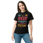 MY MUSIC MY CHARACTER unisex t-shirt - - Music t-shirts - Printoo Shop