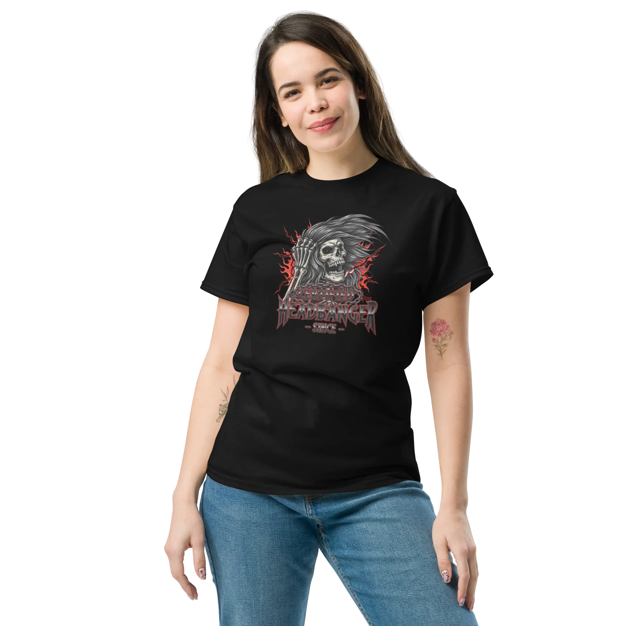 FOR TRUE ROCK & METAL FANS unisex t-shirt - Printoo Shop - - metalmusic, Music t-shirt, t-shirt, unisex, Unisex Classic Tee | Gildan 5000