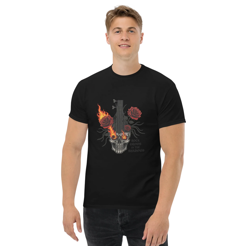 ROCK GROWS IN THE SHADOWS unisex t-shirt - - - Printoo Shop