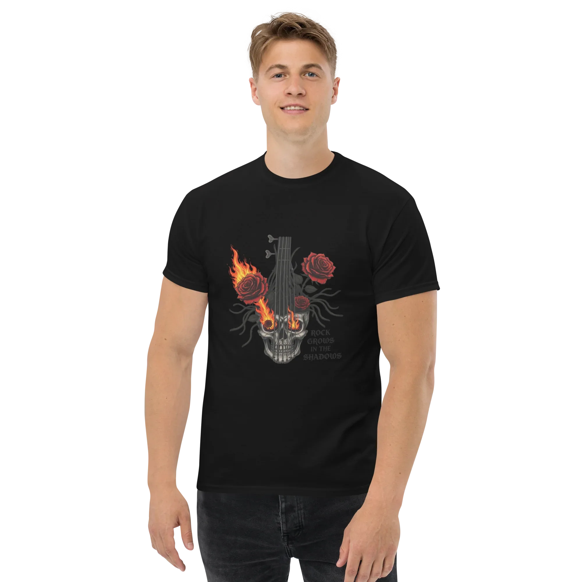 ROCK GROWS IN THE SHADOWS unisex t-shirt - - - Printoo Shop