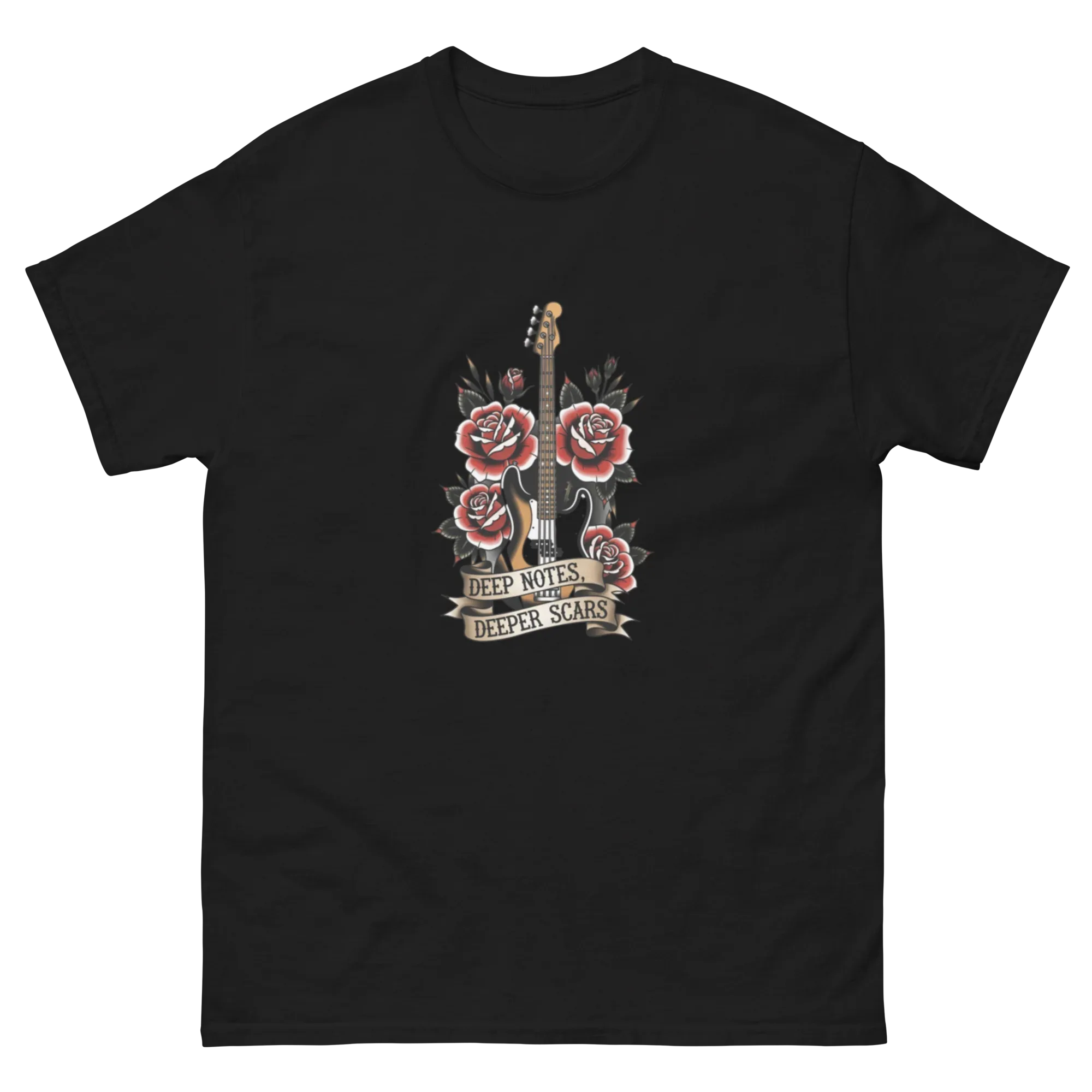 DEEP NOTES DEEPER SCARS unisex t-shirt - - - Printoo Shop