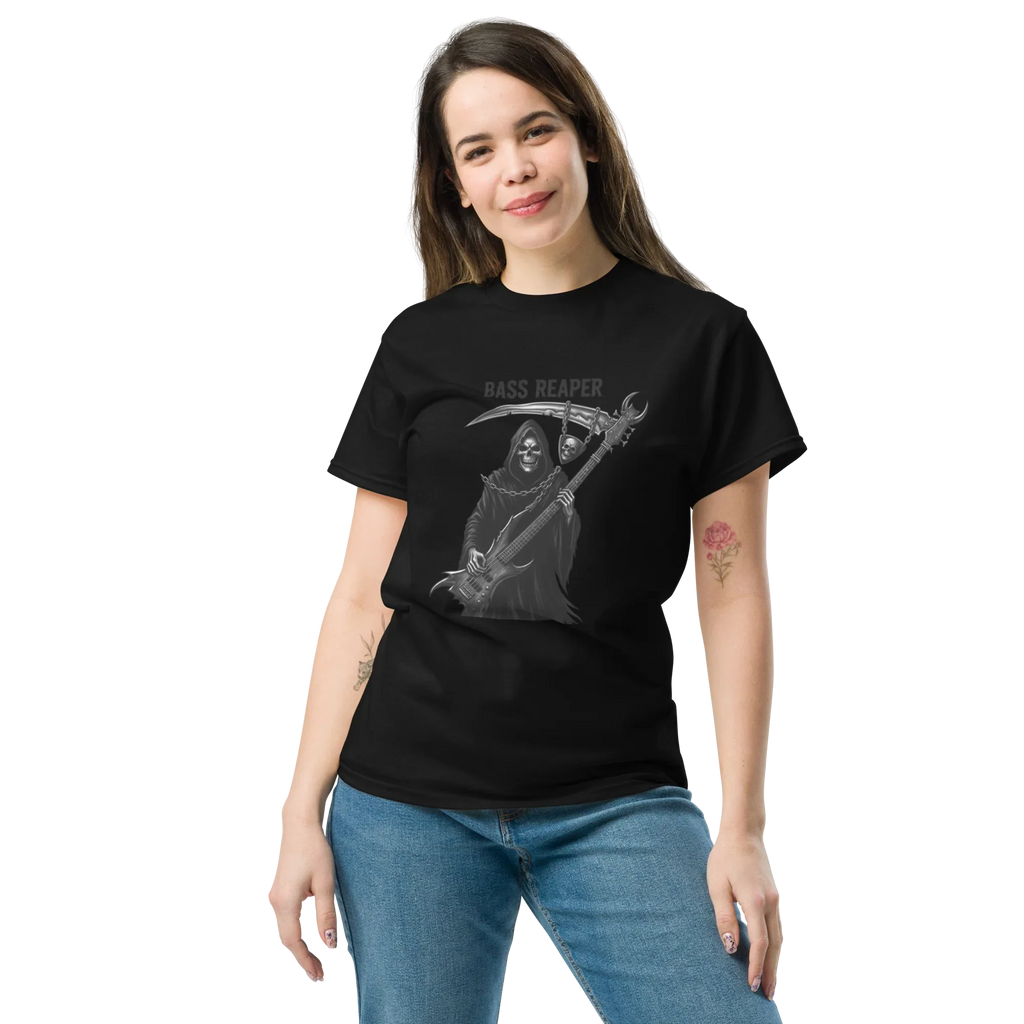 BASS REAPER unisex t-shirt - Printoo Shop - - metalmusic, Music t-shirt, t-shirt, unisex, Unisex Classic Tee | Gildan 5000