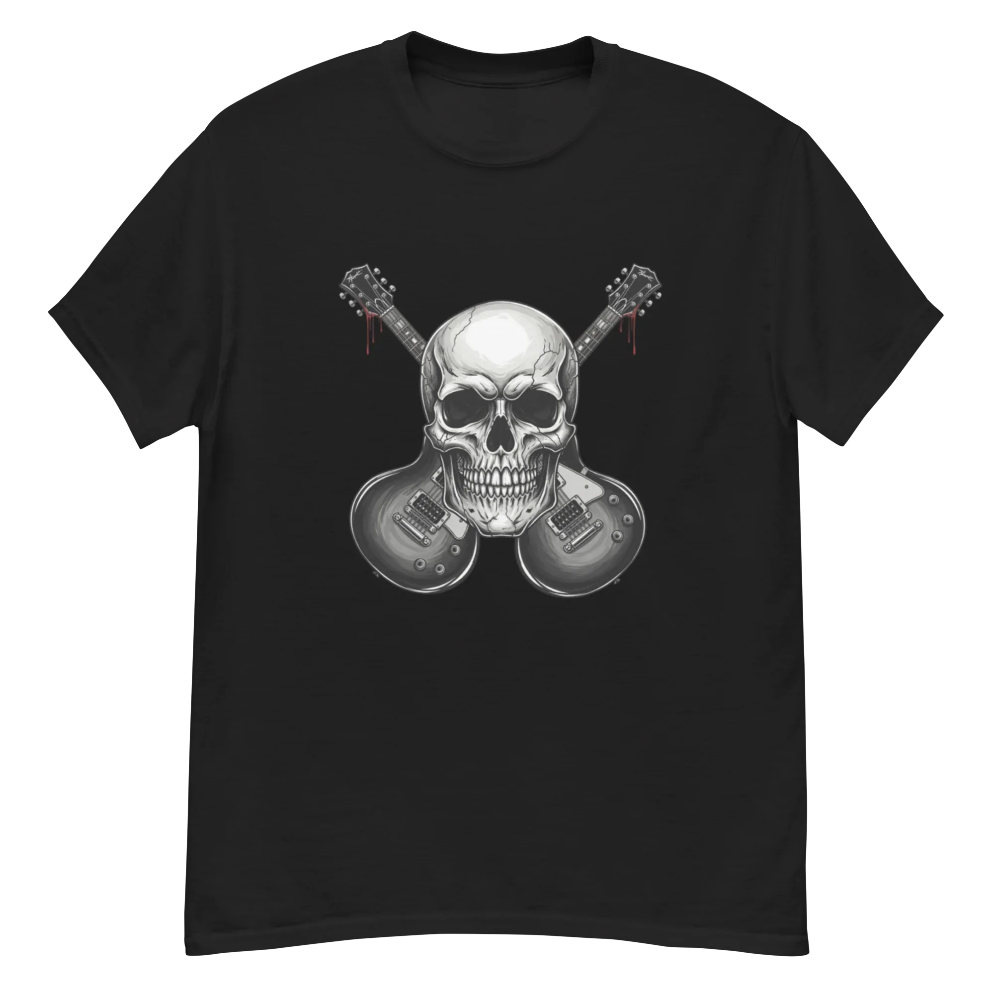 SKULL ROCK CROSS unisex t-shirt - - - Printoo Shop