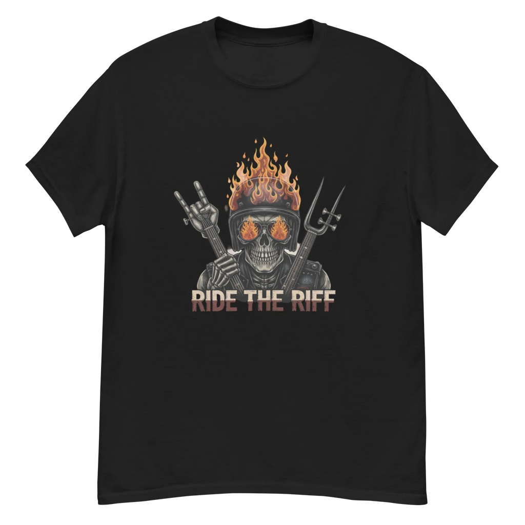 RIDE THE RIFF unisex t-shirt - - - Printoo Shop