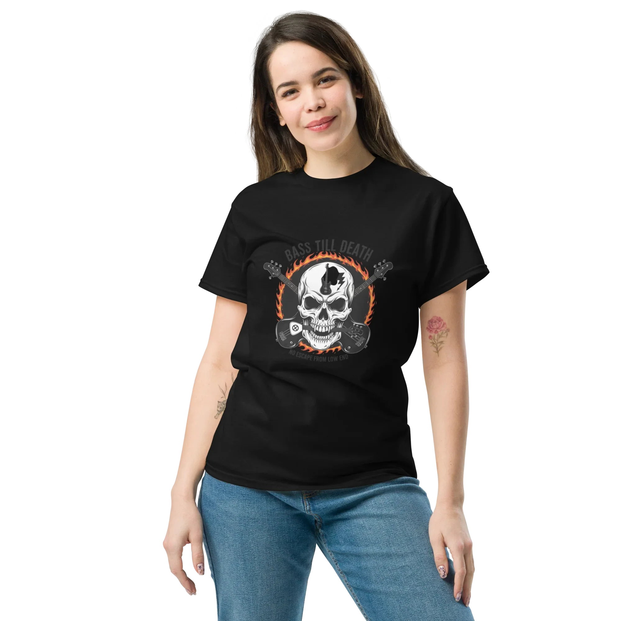BASS TILL DEATH unisex t-shirt - Printoo Shop - - metalmusic, Music t-shirt, t-shirt, unisex, Unisex Classic Tee | Gildan 5000