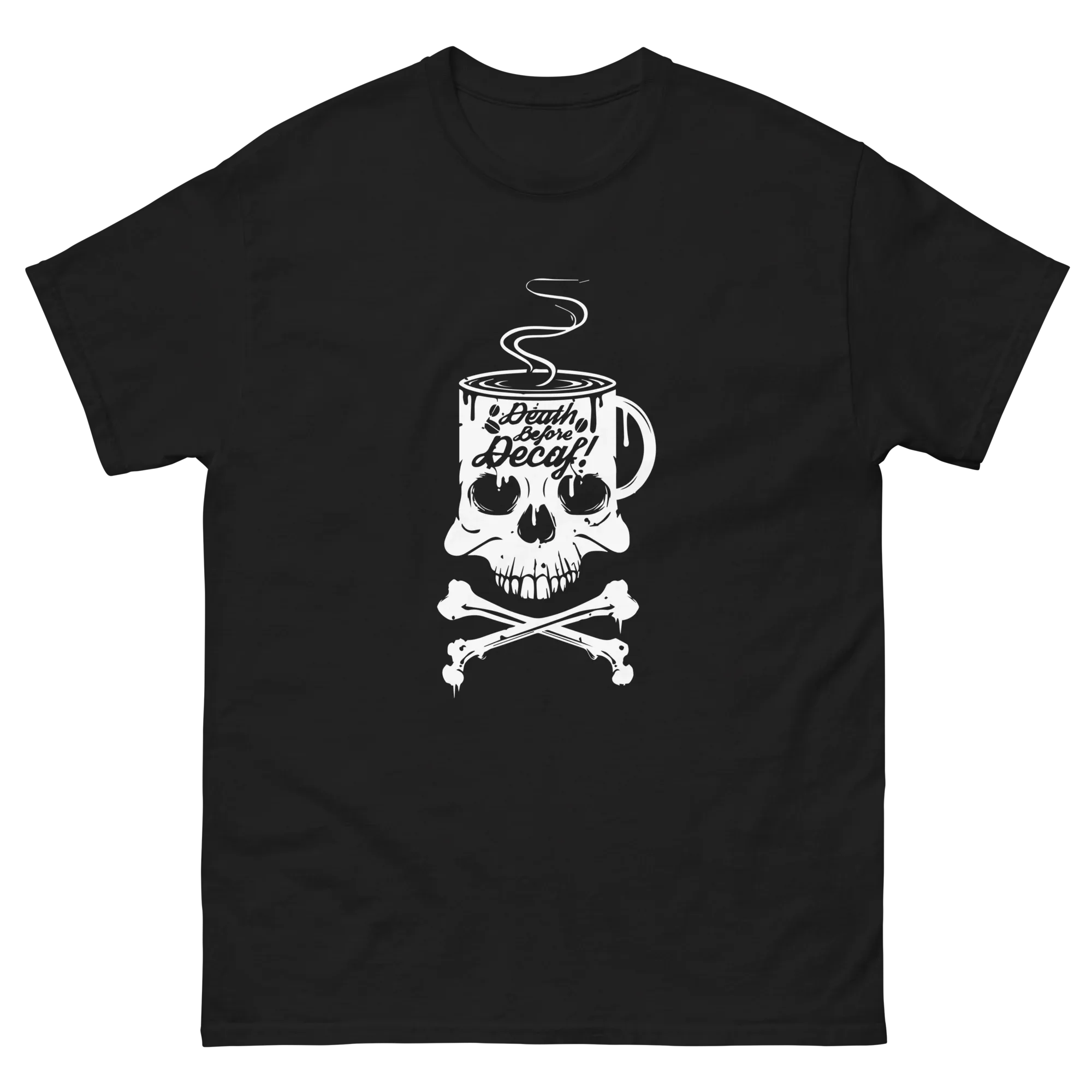 SHIRT FOR CAFFEINE ADDICTS unisex t-shirt - Printoo Shop - - t-shirt, unisex, Unisex Classic Tee | Gildan 5000