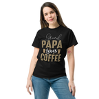 GRANDPA LOVES COFFEE unisex t-shirt - - - Printoo Shop