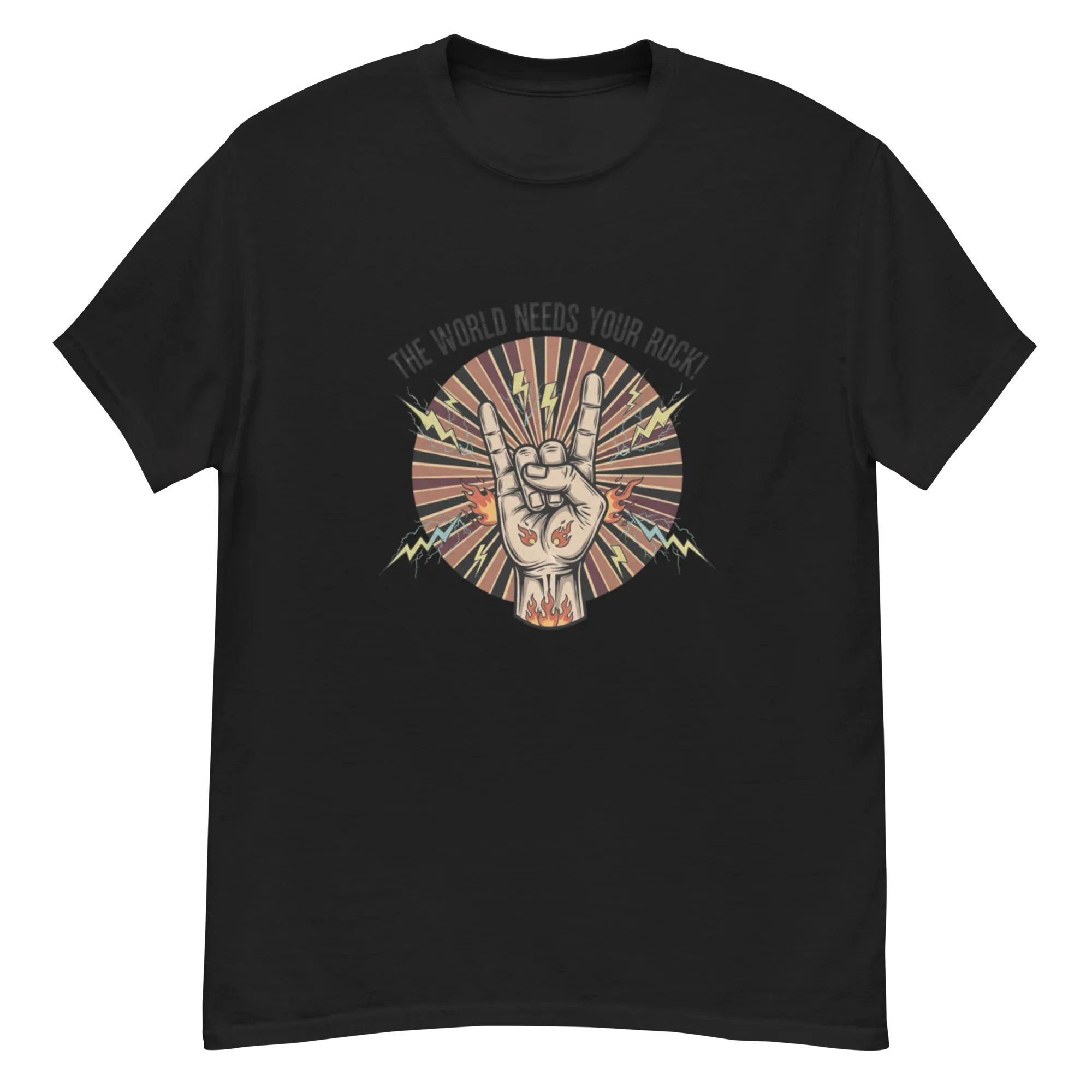 ROCK SUNSET unisex t-shirt - Printoo Shop - - metalmusic, Music t-shirt, t-shirt, unisex, Unisex Classic Tee | Gildan 5000