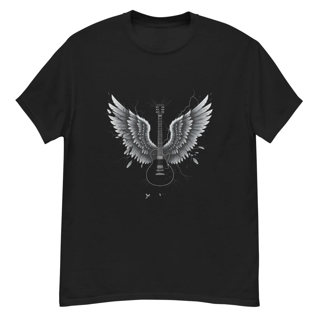 ANGEL WINGS unisex t-shirt - Printoo Shop - - metalmusic, Music t-shirt, t-shirt, unisex, Unisex Classic Tee | Gildan 5000