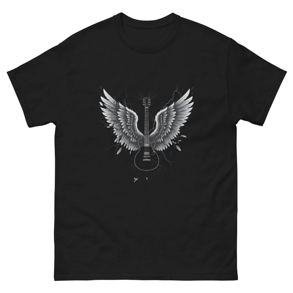 ANGEL WINGS unisex t-shirt - Printoo Shop - - metalmusic, Music t-shirt, t-shirt, unisex, Unisex Classic Tee | Gildan 5000