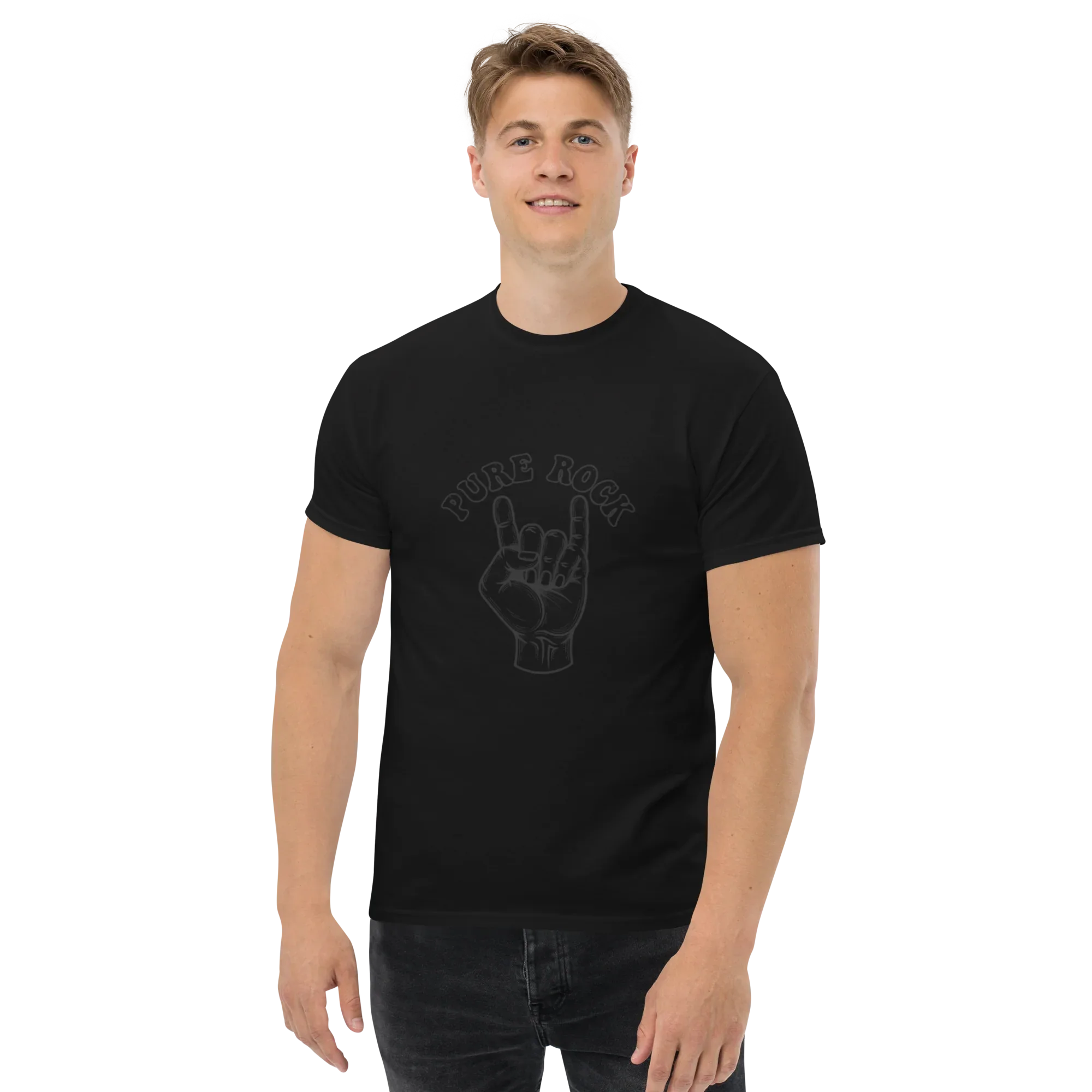 PURE ROCK HAND unisex t-shirt - - - Printoo Shop