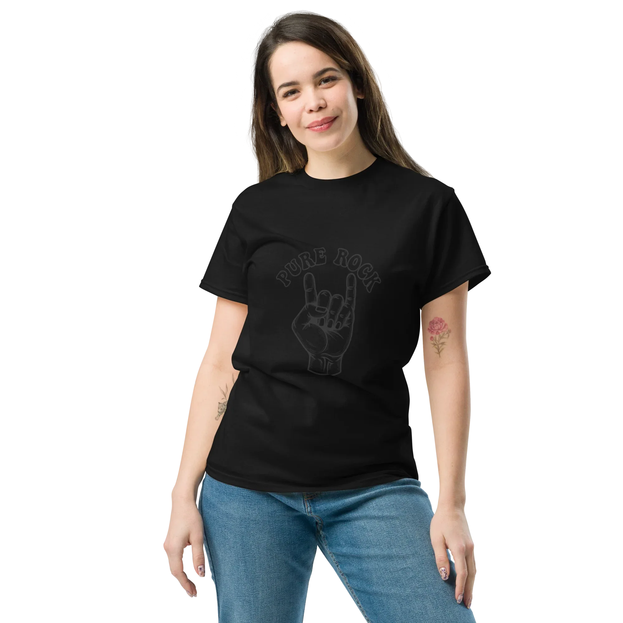 PURE ROCK HAND unisex t-shirt - - - Printoo Shop