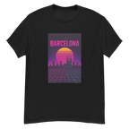 BARCELONA RETRO SYNTHWAVE unisex t-shirt - Printoo Shop - - Retro & Synthwave T-Shirts, t-shirt, unisex, Unisex Classic Tee | Gildan 5000