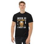 BEER IS CALLING FUNNY unisex t-shirt - - - Printoo Shop