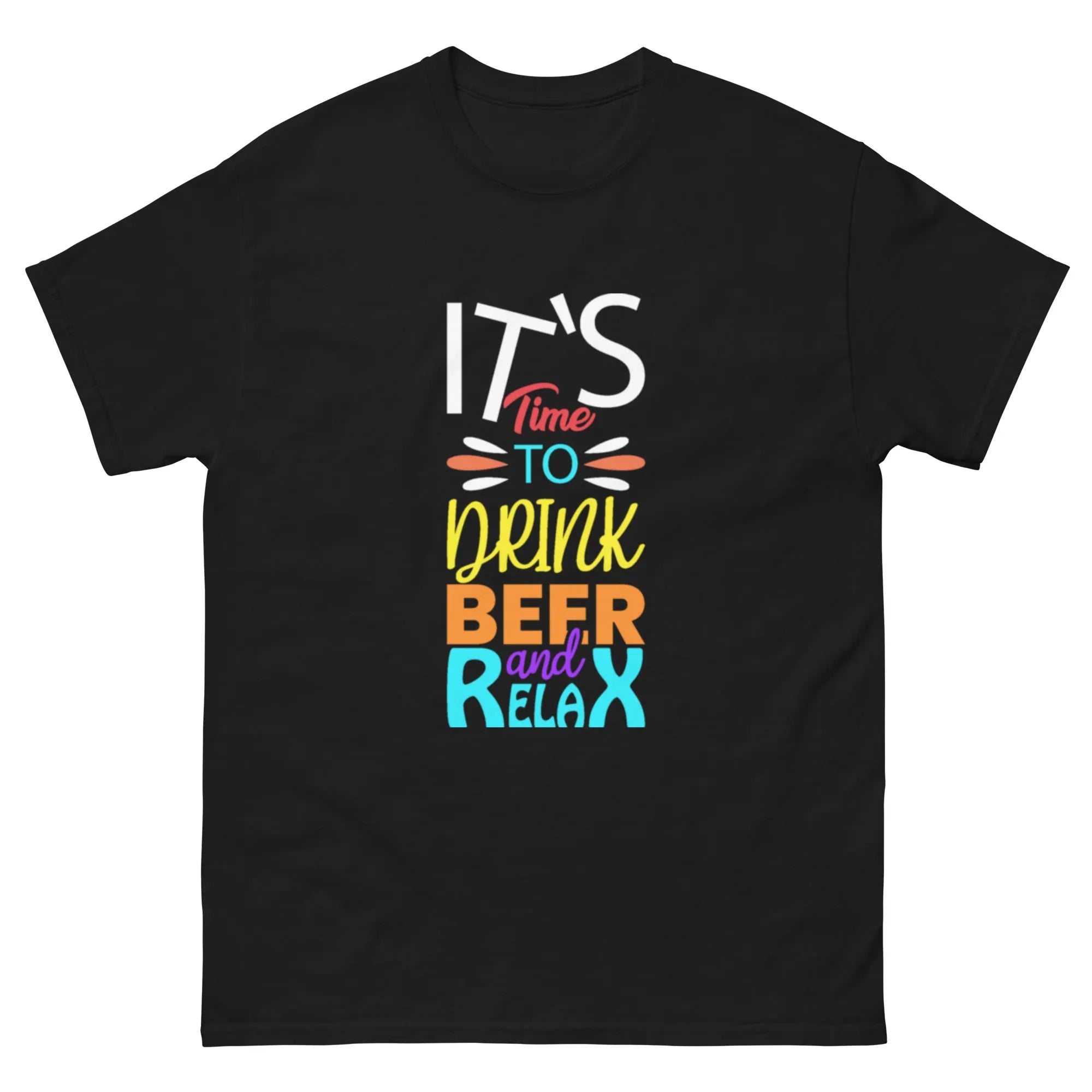 BEER TIME RELAX unisex t-shirt - Printoo Shop - - Alcohol, beer, t-shirt, unisex, Unisex Classic Tee | Gildan 5000