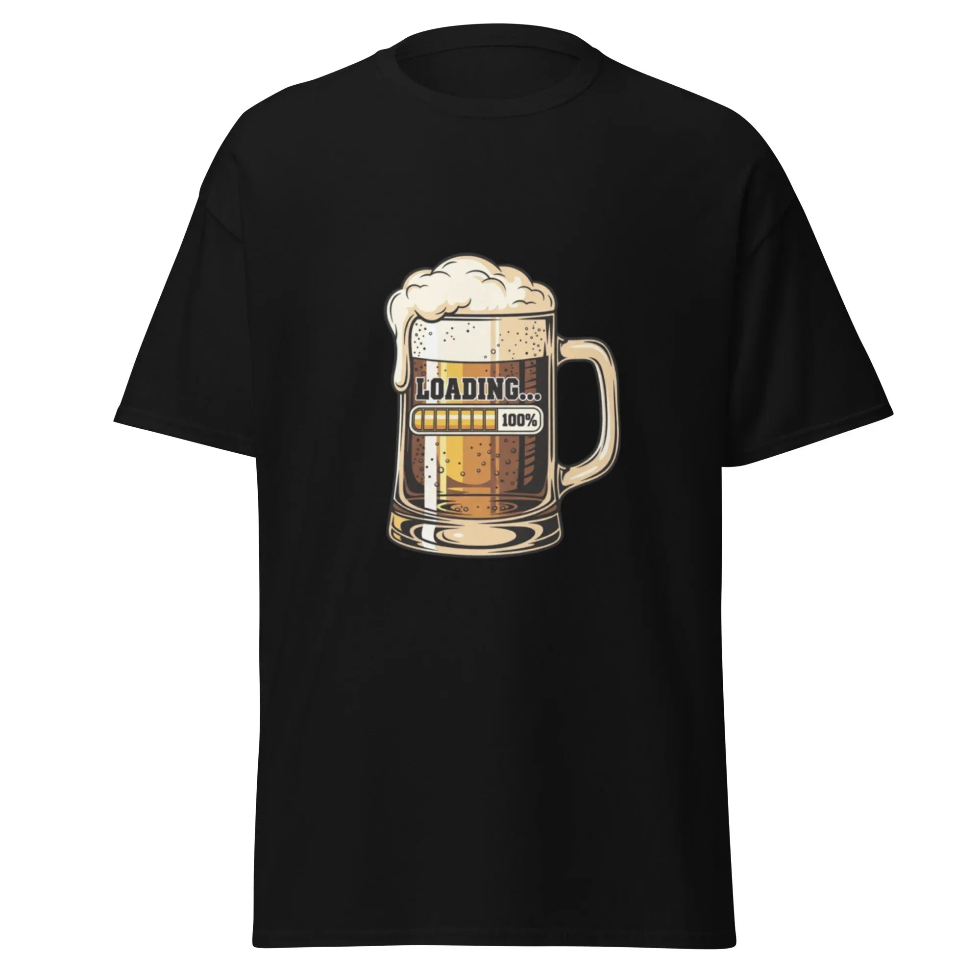 BEER LOADING unisex t-shirt - Printoo Shop - - beer, t-shirt, unisex, Unisex Classic Tee | Gildan 5000