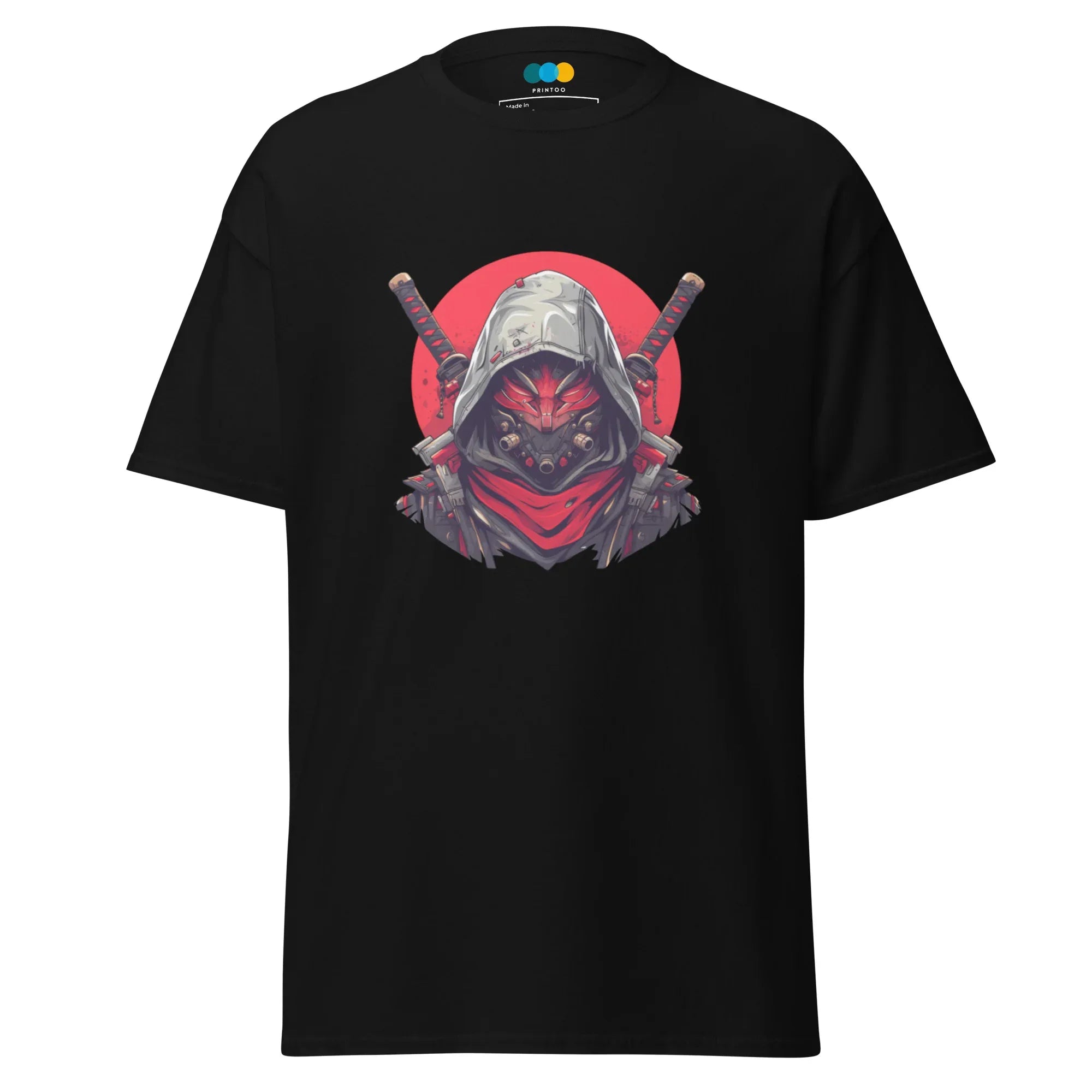 CYBER SHOGUN men’s t-shirt - Black / S - Printoo Shop - 2771627_11546