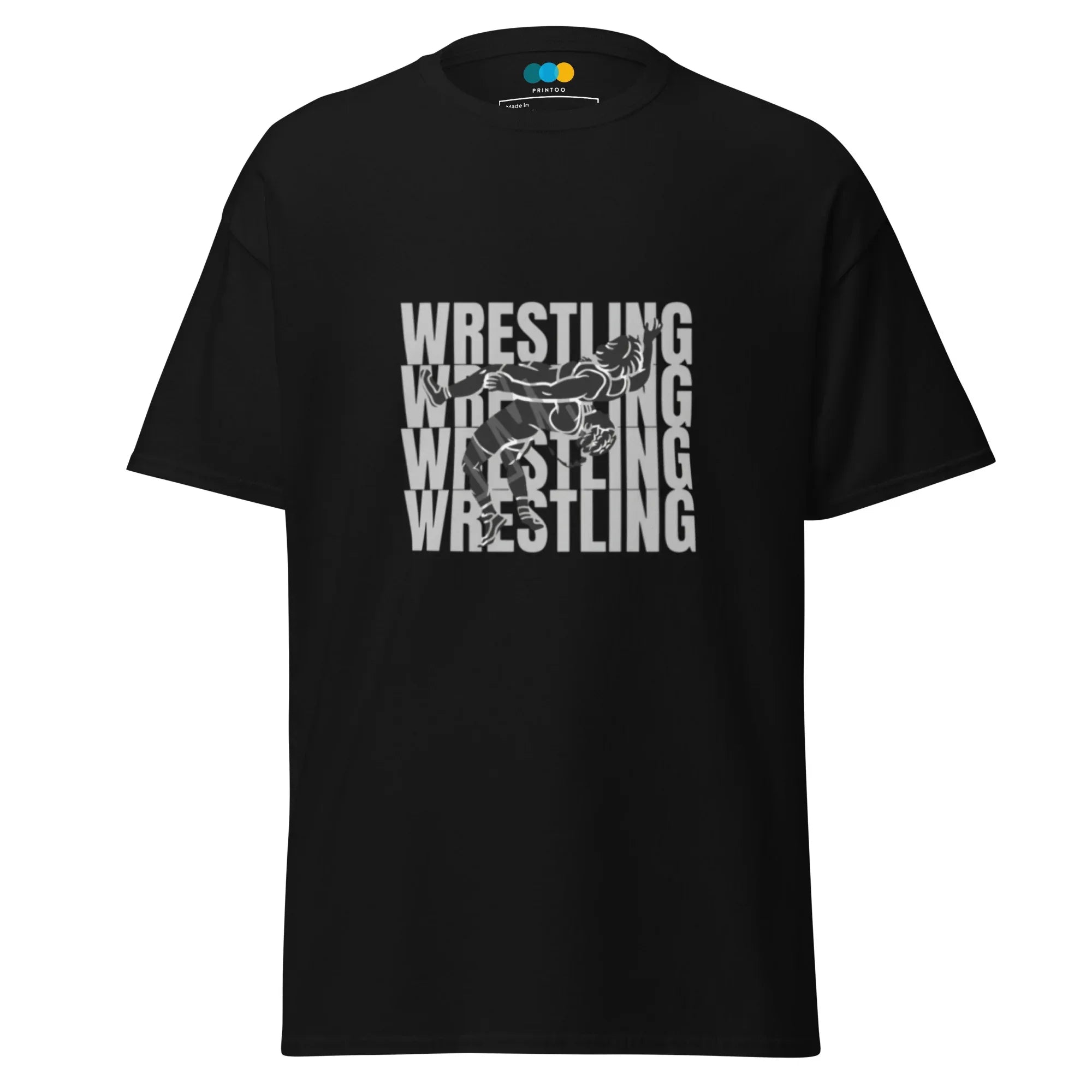 WRESTLING LIFESTYLE men’s t-shirt - Black / S - Printoo Shop - 3166081_11546