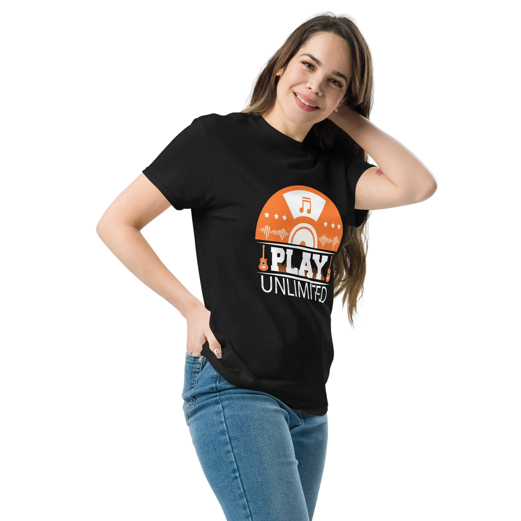 PLAY UNLIMITED unisex t-shirt - - Music t-shirts - Printoo Shop