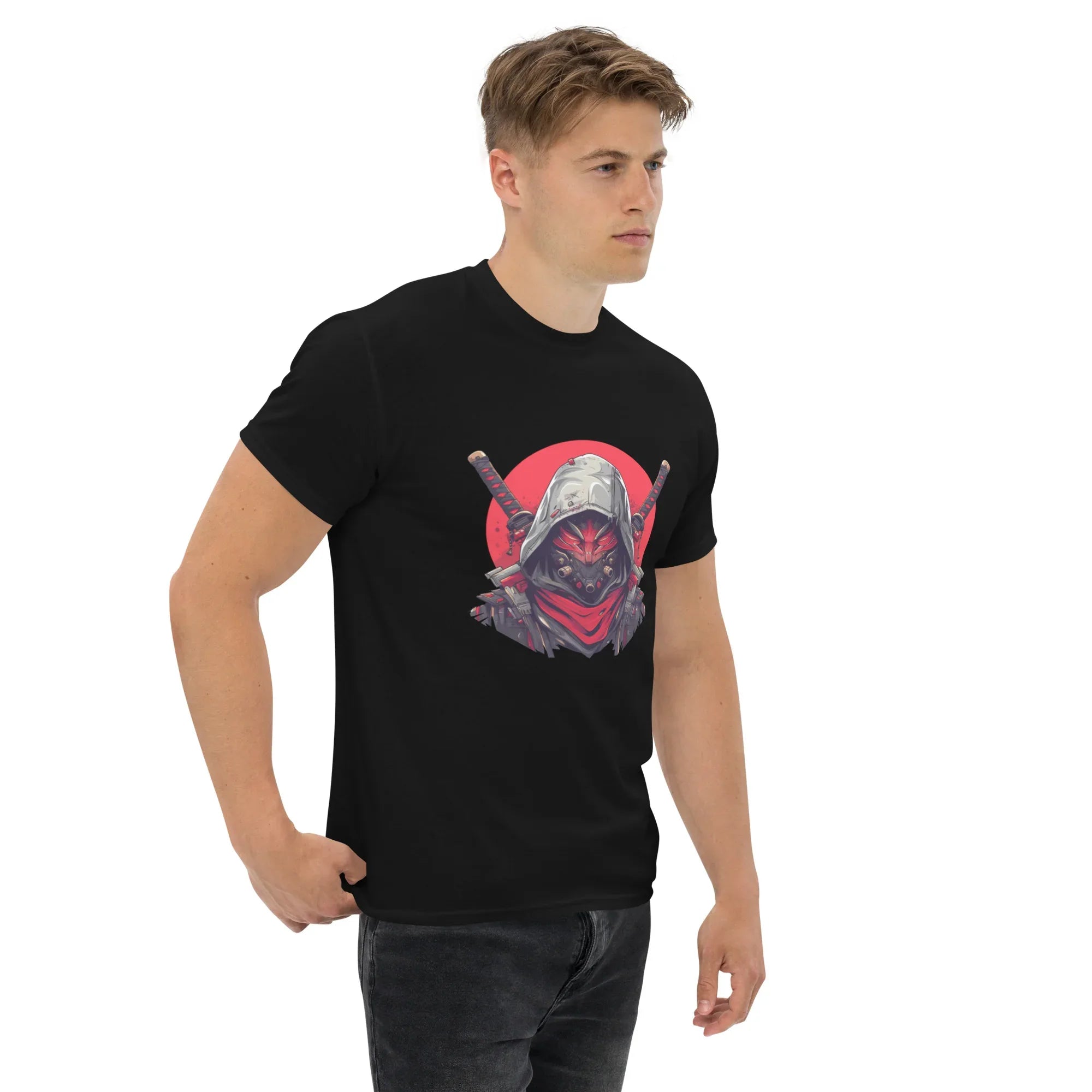 CYBER SHOGUN men’s t-shirt - Black / S - Printoo Shop - 2771627_11546
