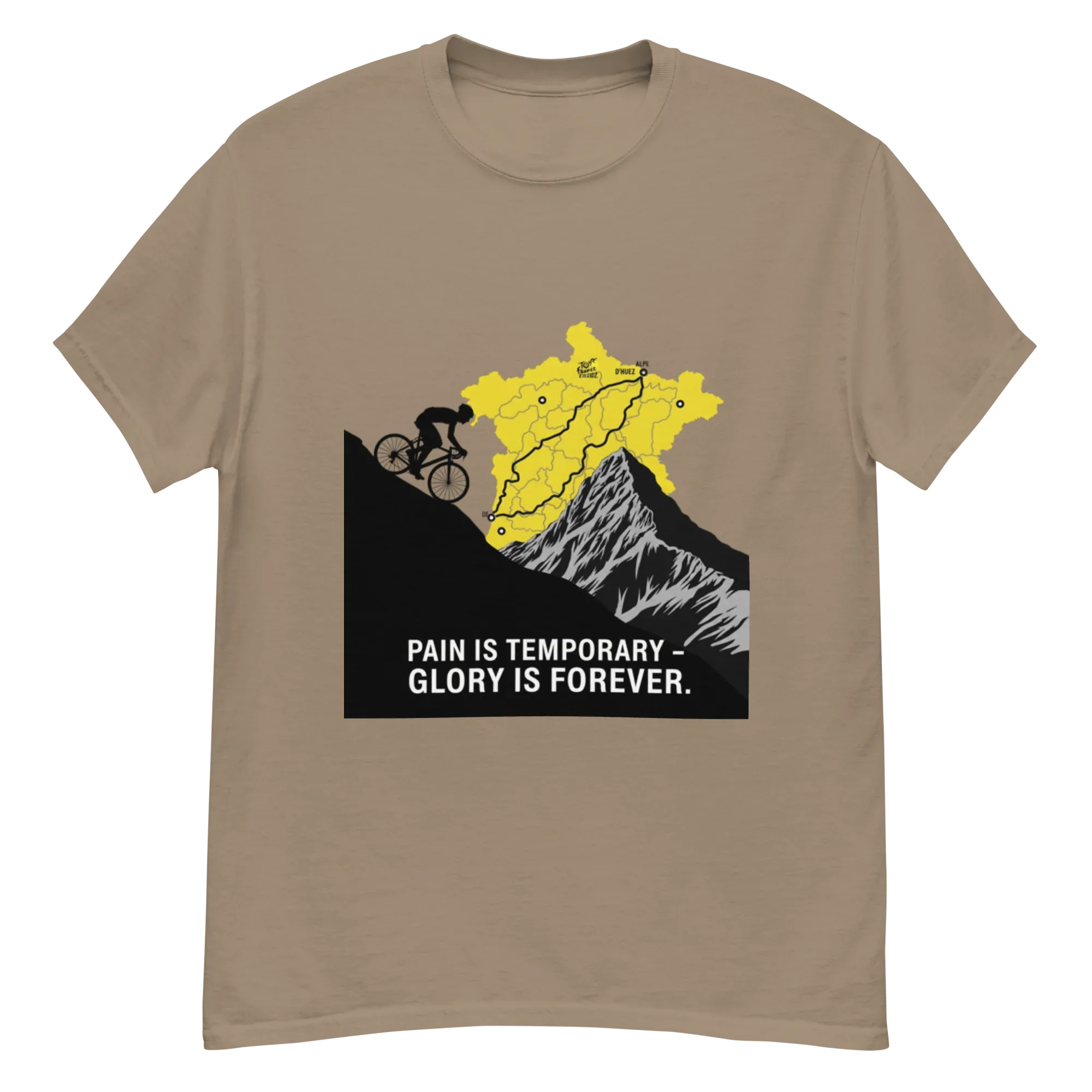 PAIN IS TEMPORARY unisex t-shirt - - - Printoo Shop