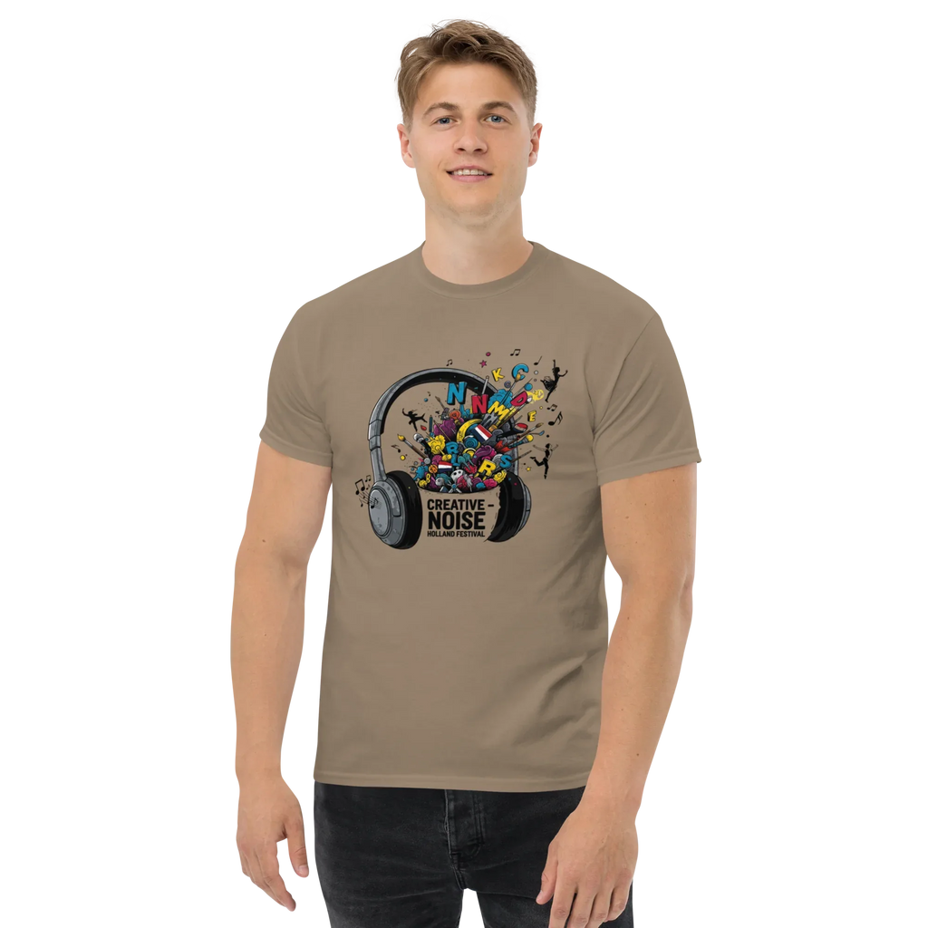 CREATIVE NOISE STATEMENT unisex t-shirt - Printoo Shop - - Music t-shirt, t-shirt, unisex, Unisex Classic Tee | Gildan 5000