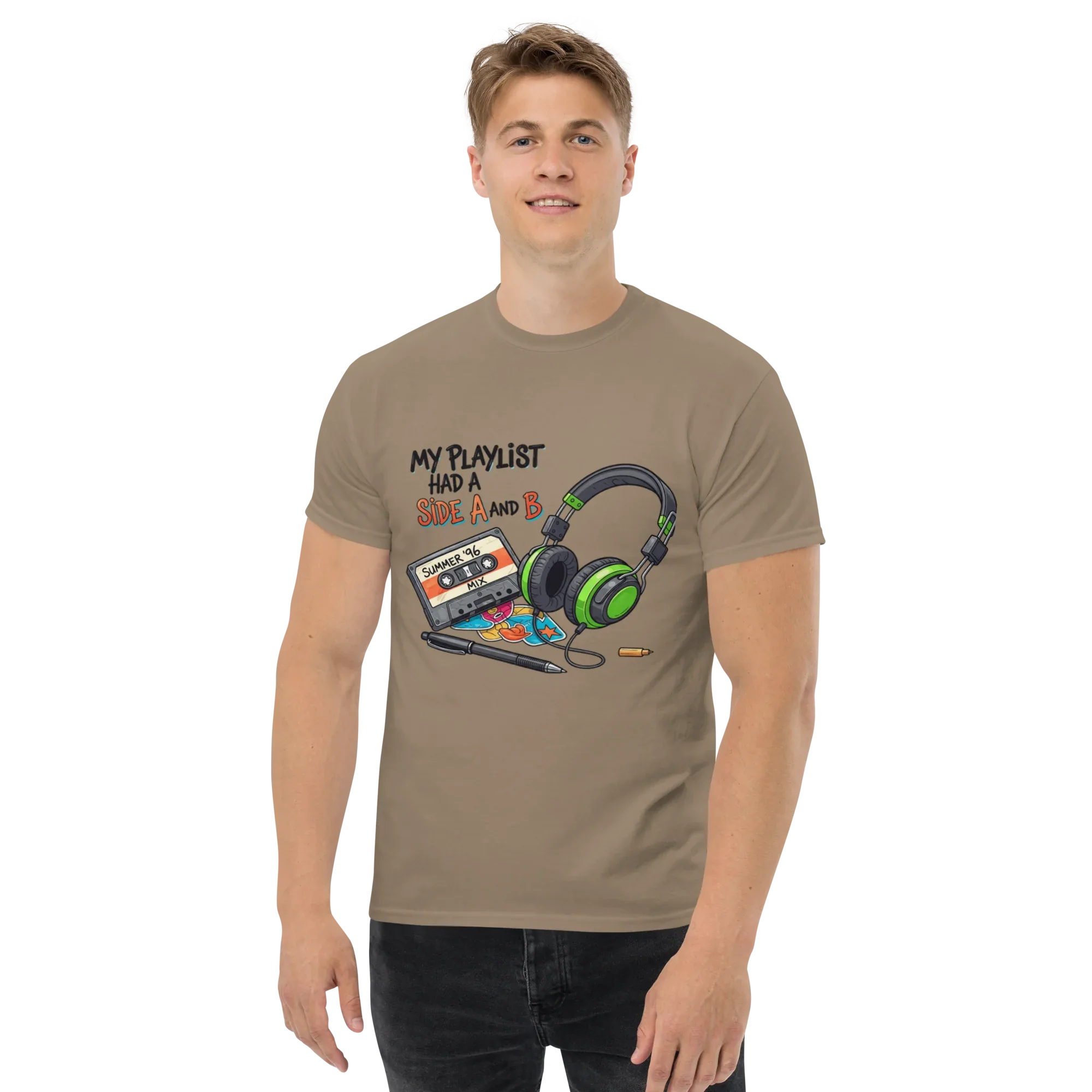 A SIDE AND B unisex t-shirt - Printoo Shop - - Music t-shirt, Retro & Synthwave T-Shirts, t-shirt, unisex, Unisex Classic Tee | Gildan 5000