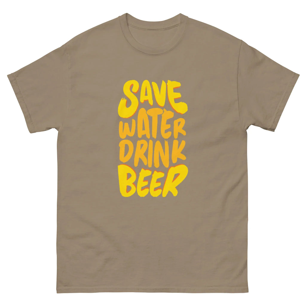 SAVE WATER DRINK BEER unisex t-shirt - - - Printoo Shop