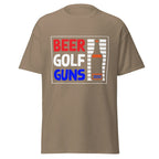 BEER GOLF GUNS unisex t-shirt - - - Printoo Shop