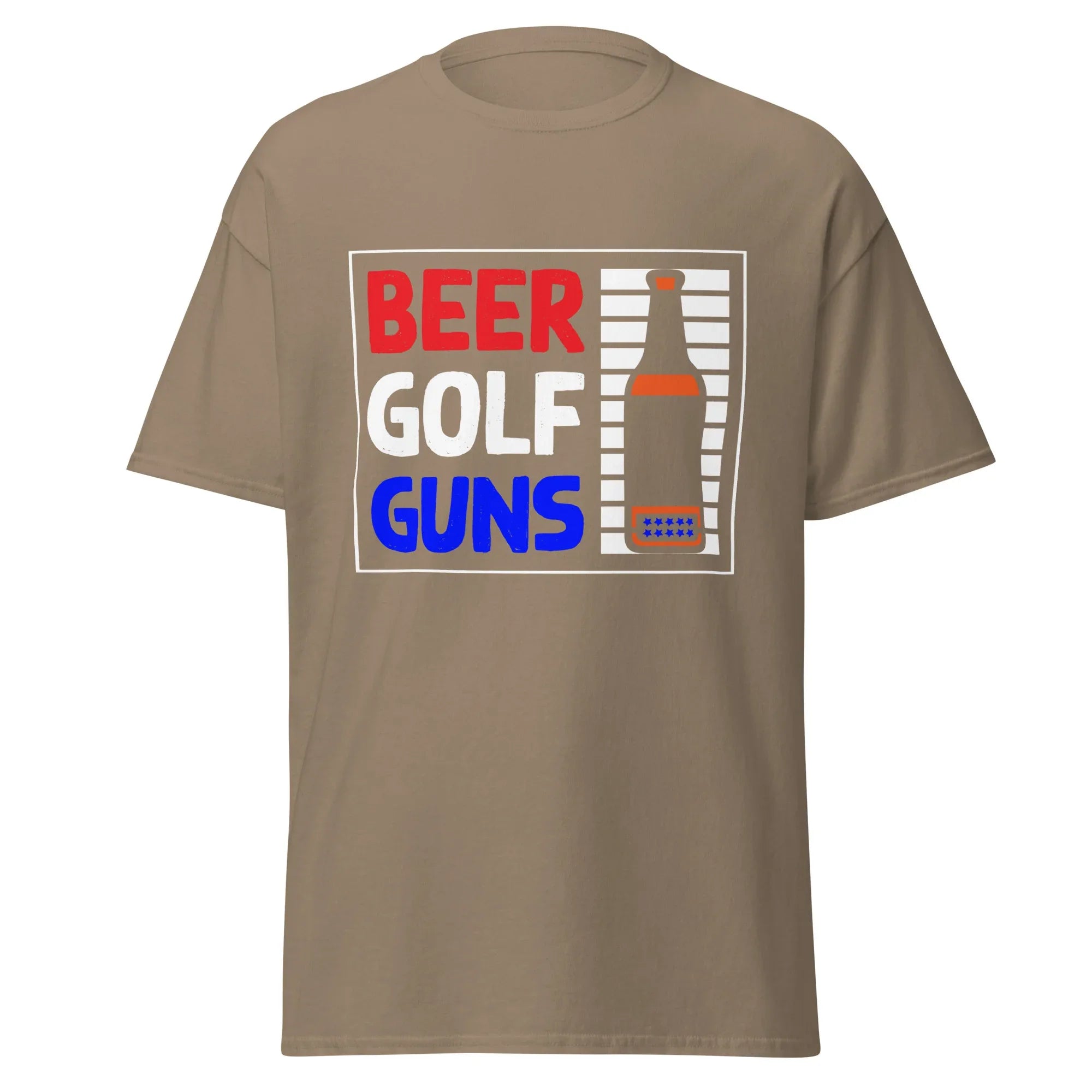 BEER GOLF GUNS unisex t-shirt - - - Printoo Shop