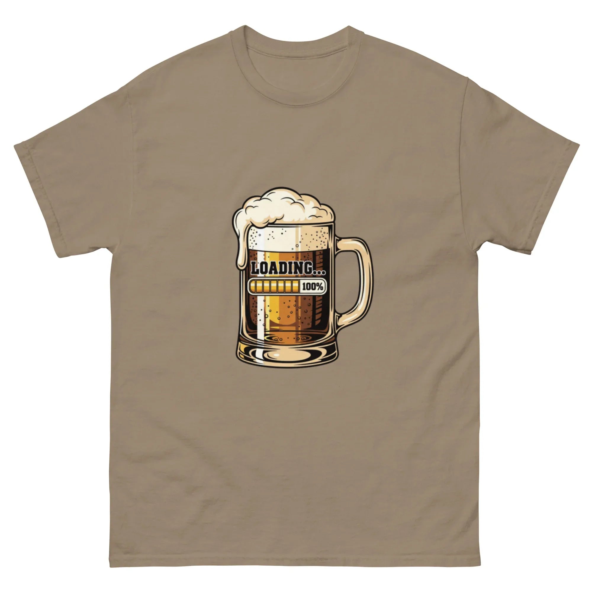 BEER LOADING unisex t-shirt - Printoo Shop - - beer, t-shirt, unisex, Unisex Classic Tee | Gildan 5000
