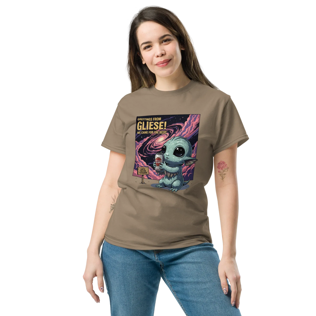 GREETINGS FROM GLIESE unisex t-shirt - - - Printoo Shop