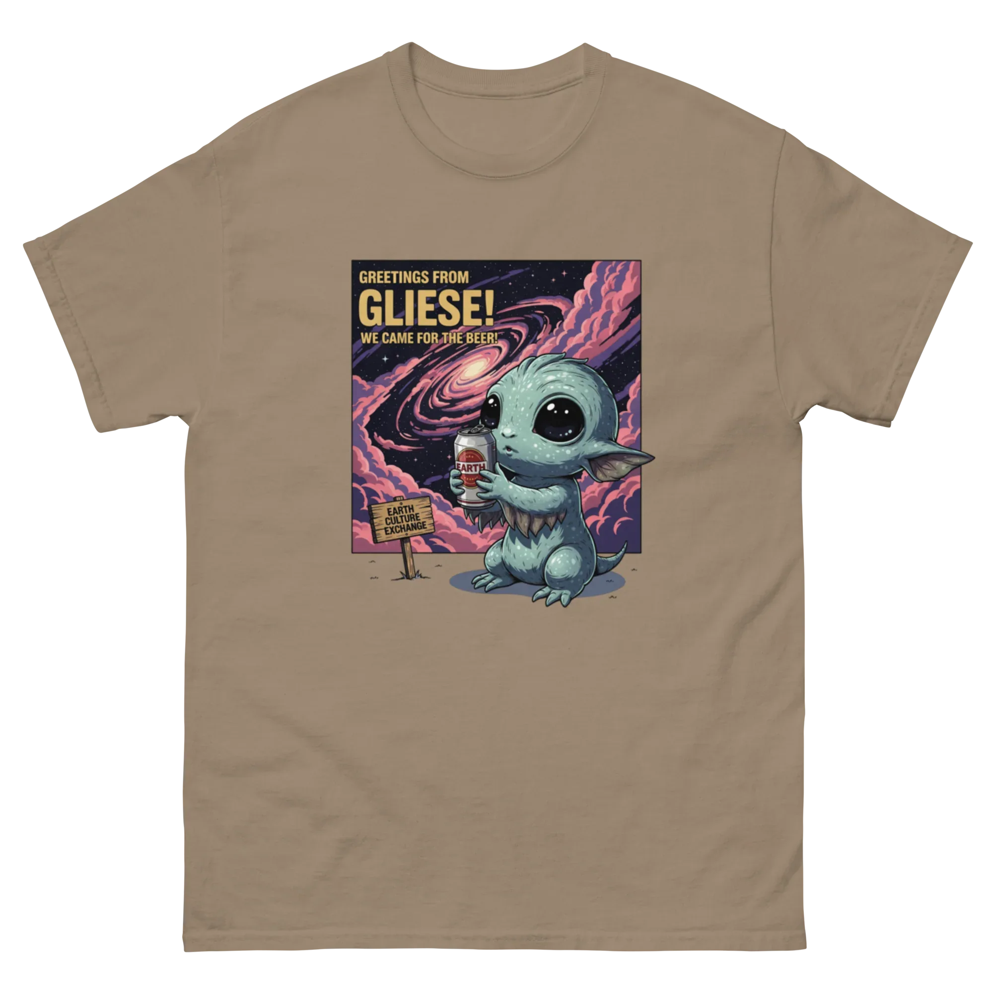 GREETINGS FROM GLIESE unisex t-shirt - Printoo Shop - - Astronomy, Fantasy, t-shirt, unisex, Unisex Classic Tee | Gildan 5000
