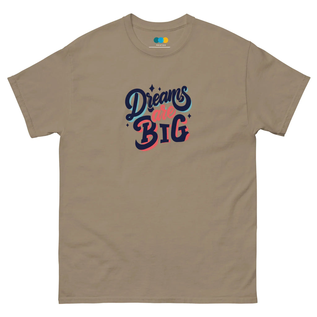 BOLD DREAMER men’s t-shirt - Brown Savana / S - Printoo Shop - 8161393_15807