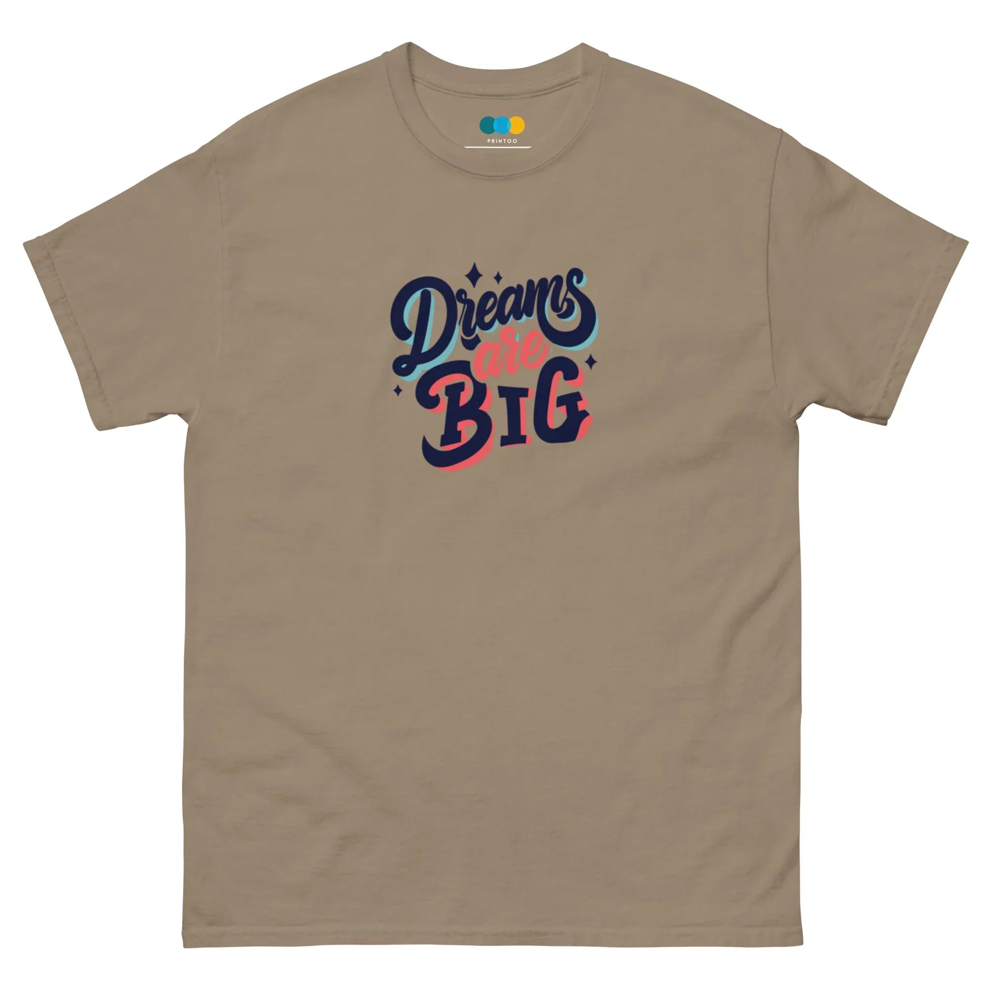 BOLD DREAMER men’s t-shirt - Brown Savana / S - Printoo Shop - 8161393_15807