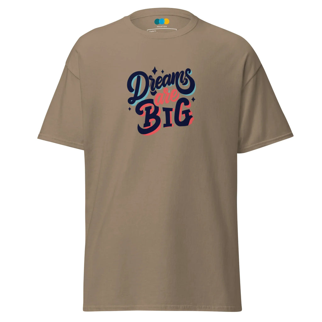 BOLD DREAMER men’s t-shirt - Brown Savana / S - Printoo Shop - 8161393_15807