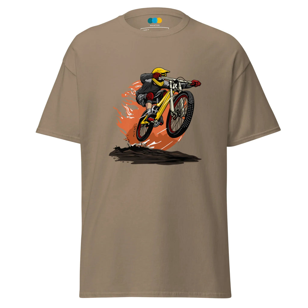 DOWNHILL ADRENALINE men’s t-shirt - Military Green / S - Printoo Shop - 2219644_15867