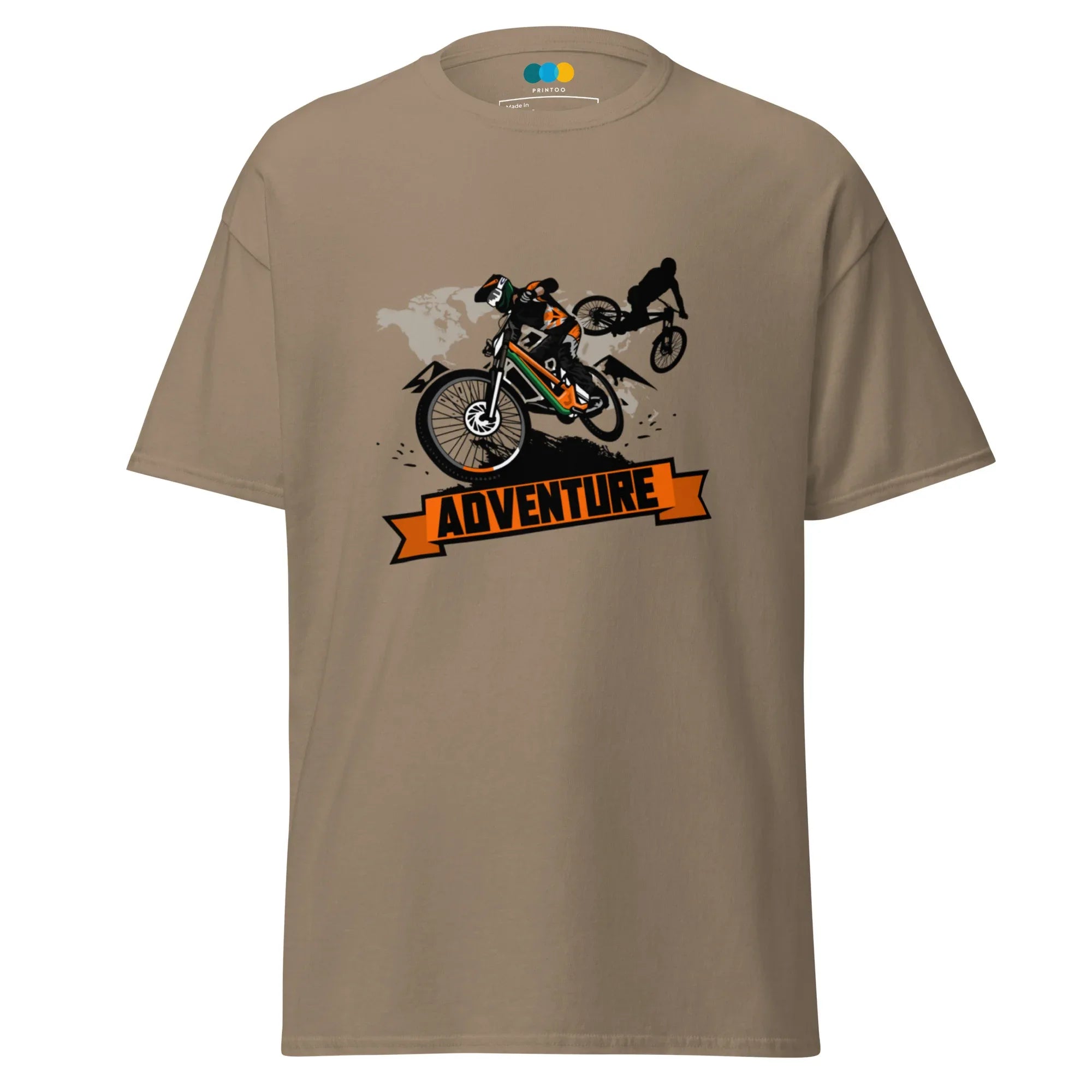 NO BRAKES NO RULES men’s t-shirt - Military Green / S - Printoo Shop - 3188140_15867