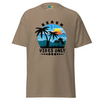 BEACH VIBES ONLY men’s t-shirt - Sapphire / S - Printoo Shop - 5821647_21659