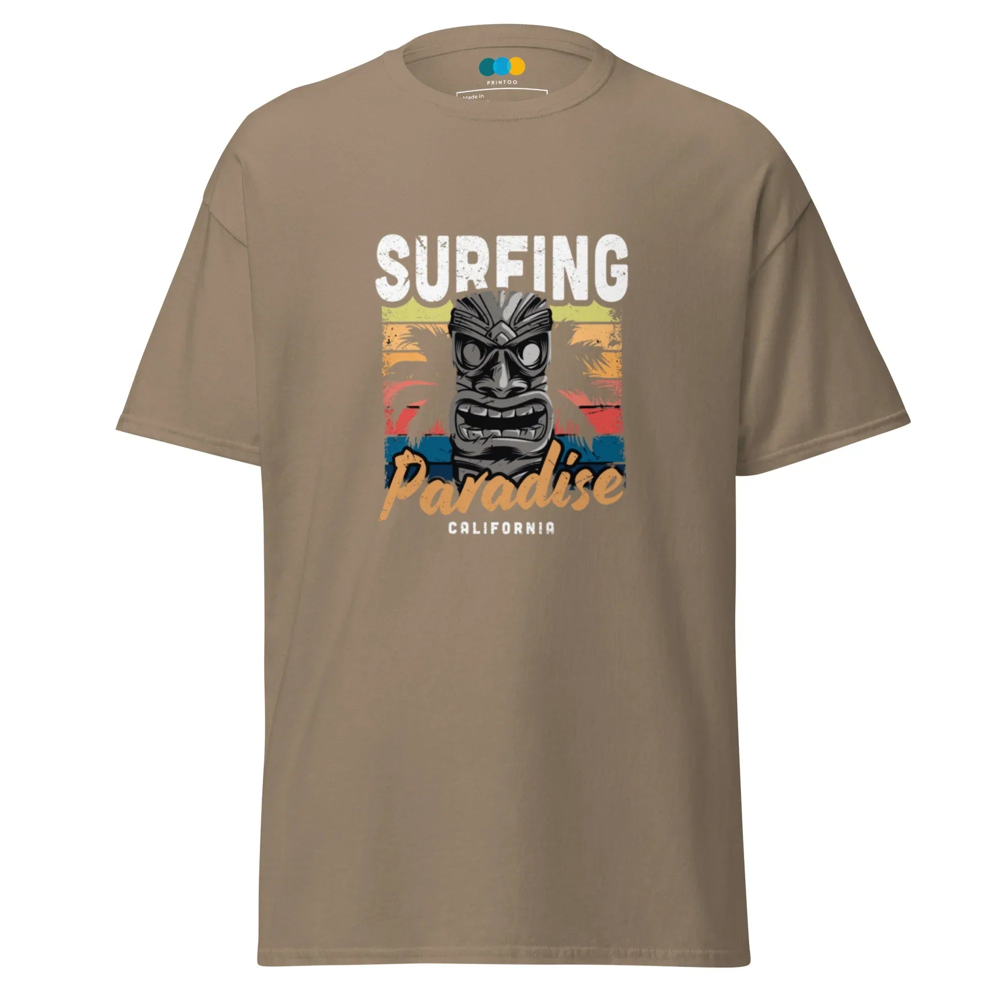 SURFING PARADISE men’s t-shirt - Sapphire / S - Printoo Shop - 8231181_21659