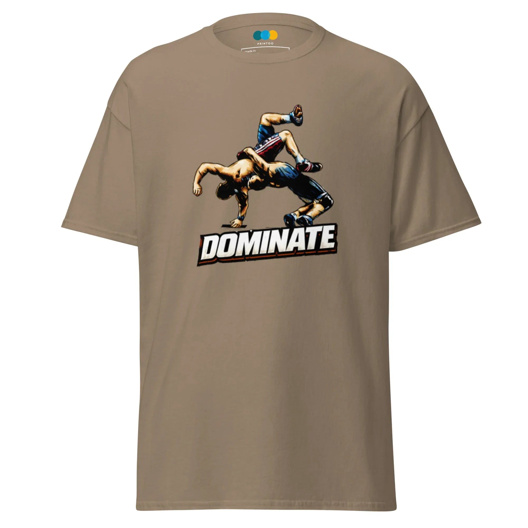 DOMINATE men’s t-shirt - Black / S - Printoo Shop - 5846761_11546