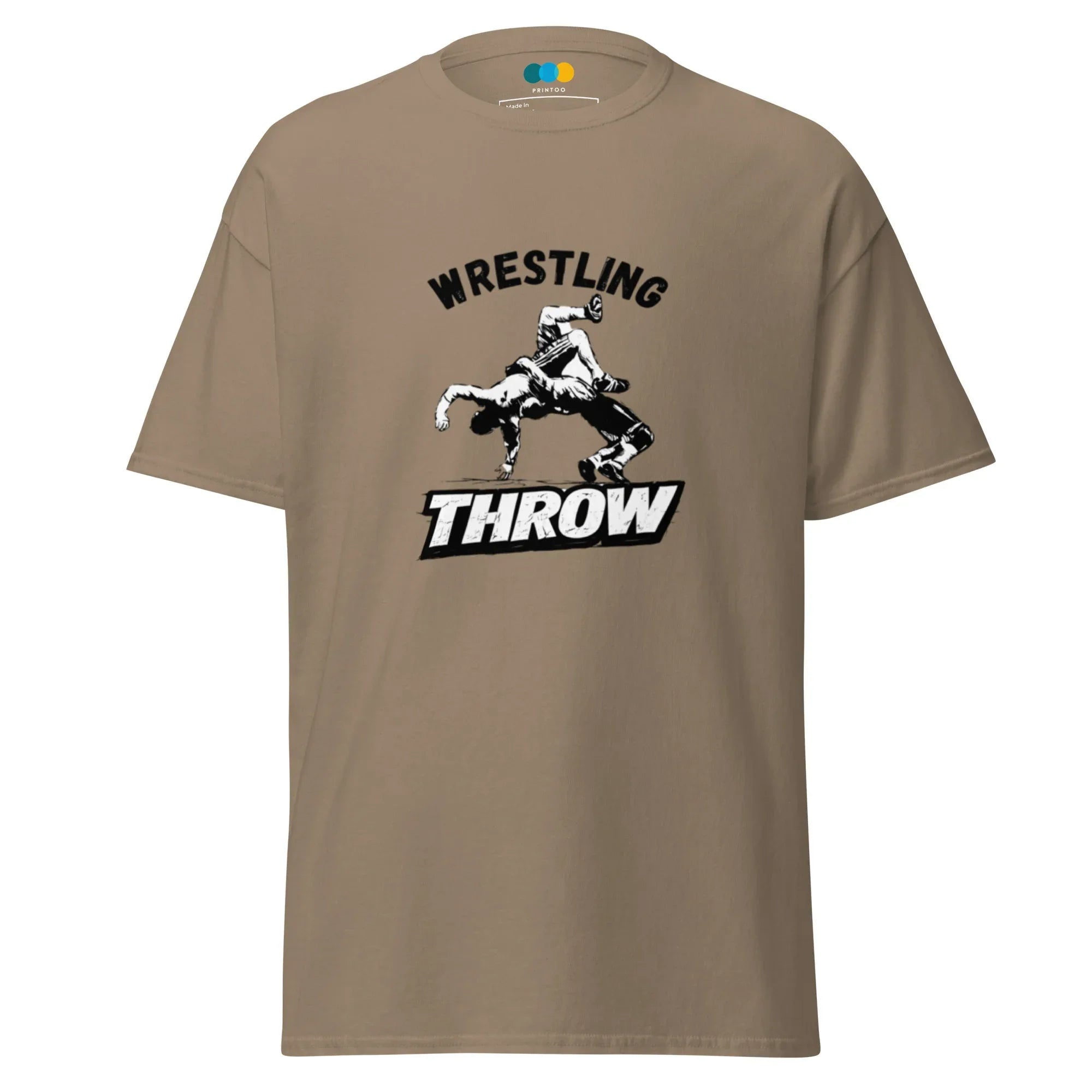 WRESTLING THROW men’s t-shirt - Red / S - Printoo Shop - 3560082_11566