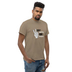POSITIVE VIBES PEACE men’s t-shirt - Sapphire / S - Printoo Shop - 1343826_21659