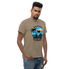 BEACH VIBES ONLY men’s t-shirt - Sapphire / S - Printoo Shop - 5821647_21659